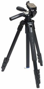SLIK Pro AL-324DX w/SH-705E 3-Way Pan Head for Mirrorless/DSLR Sony Nikon Canon Fuji Cameras and More - Black (613-358)
