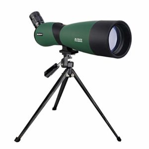 SVBONY SV403 Spotting Scope for Target Shooting Hunting with Tripod and Carrying Case 25-75x70mm Magnification FMC Bak4 Objective Lens Bird Watching Scope