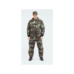 Rothco Insulated Coverall, Woodland Camo, X-Large