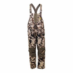 HOT SHOT Men’s Elite Camo Hunting Bib, Veil Cervidae Camo, Waterproof, Insulated, Designed for All Day Use, X-Large