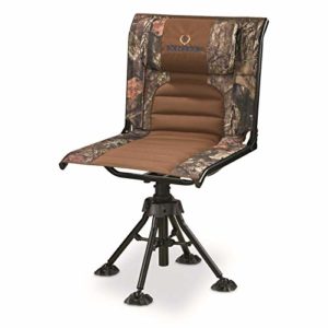 Bolderton 360 Comfort Swivel Camo Hunting Chair, Mossy Oak Break-Up Country, Mossy Oak Country Camo