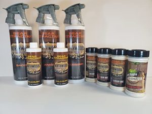 Super Bundle Bear Bait Attractant - Two Gold Rush 8oz, Four Super Sweet Powders & Three Super Scent Sprays, Best Bear Attractants Available Today & Saves You $50+ (Super Bundle)