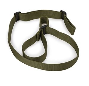 STI 2 Point Rifle Sling - Adjustable Gun Sling with Fast-Loop and 1.25 inch Webbing for Hunting Sports and Outdoors (GI Green/Hunter Green)