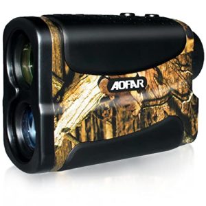 AOFAR Hunting Range Finder HX-700N 700Yards Waterproof Archery Rangefinder for Bow Hunting with Range and Speed Mode, Angle and Horizontal Distance, Free Battery, Carrying Case