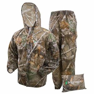 FROGG TOGGS Men's Ultra-Lite2 Waterproof Breathable Rain Suit, Realtree Edge, X-Large