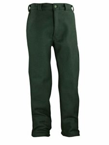 Regular and Big and Tall Dark Green Heavyweight Wool Hunting and Shooting Pants to Size 54 Made in Canada 214 (34W x 31L)