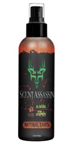 Scent Assassin Spray - Natural Earth - 4oz - Scent Away for Hunting and Camping