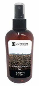 Outdoor Hunting Lab Earth Cover Scent for Deer Hunting (2 oz) – Portable Deer Attractant - Deer Scents and Attractants Spray – Scent Blocker for Stands, Hunting Gear & More - Deer Hunting Accessories