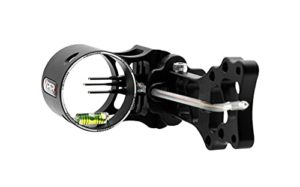 VIPER Archery Venom JR. Compound Bow Sight, Made in USA, Durable Machined Aluminum, 3 Ultra-Bright Fiber-Optic Pins, Simple Elevation & Pin Adjustments, 0.019 Pin