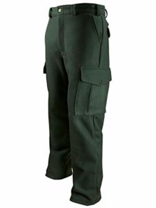 Dark Green Heavyweight Wool Hunting and Shooting Cargo Pants to Size 52 Made in Canada 234 (44W x 33L)