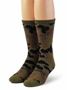Warrior Alpaca Socks - Alpaca Wool Heavy-Duty Hunting Camouflage Socks for Men & Women, Terry Lined (Medium)