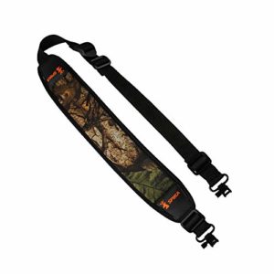 SPIKA Camo Gun Rifle Sling with Swivels,Padding Adjustable Strap for Hunting,Shooting