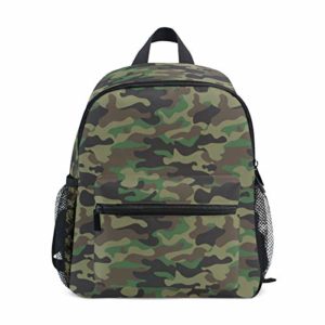 Kids Backpack Military Camo Camouflage School Bag Kindergarten Toddler Preschool Backpack for Boy Girls Children