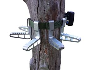Bullman Outdoors Pioneer Ring of Steps, Saddle Hunting Platform. Light-Weight and Easy to Carry, 5 Pioneer Steps, 1 HD Ratchet with Olive Strap.