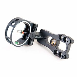 TOPOINT ARCHERY 3 Pin Bow Sight - Fiber, Brass Pin, Aluminum Machined - Right and Left Handed