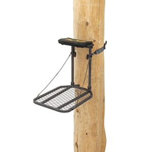 Rivers Edge RE553, Big FootTraveler, Lever-Action Hang-On Tree Stand with Padded Flip-up Seat, Compact 27.5” x 18” Platform