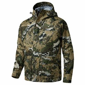 BASSDASH Walker Breathable Waterproof Fishing Hunting Wading Jackets with Silent Outer Fabric for Men Women in 7 Sizes