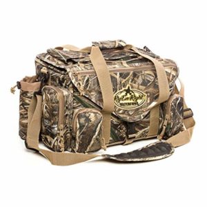 Rig'Em Right Waterfowl Standard Shell Shocker Duck Hunting Blind Bag with Sunglasses Case, Drink Holder, Ammo Compartment and More