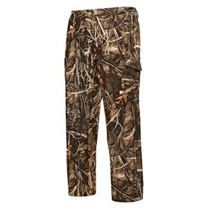 YEVHEV Hunting Pants for Men Camouflage Clothing Gear Windproof Fleece Lined for Winter