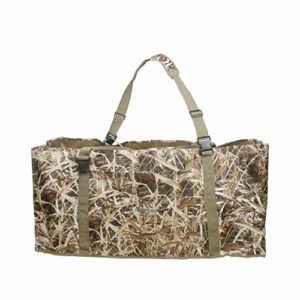 AUSCAMOTEK 12 Slot Duck Decoys Bag with Waterfowl Hunting Blind Camouflage Printing