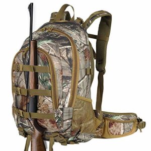 Hunting-Backpack Outdoor Sports-Daypack Hiking-Bag - Travel Packs Durable Camping Climbing with Rain Cover Camouflage (A-type 40L)