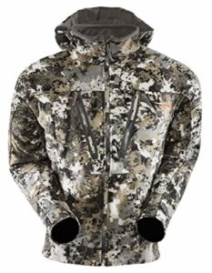 SITKA Gear Men's Stratus Windstopper Water Repellent Ultra-Quiet Fleece Hunting Jacket with Removable Hood, Elevated II, X-Large