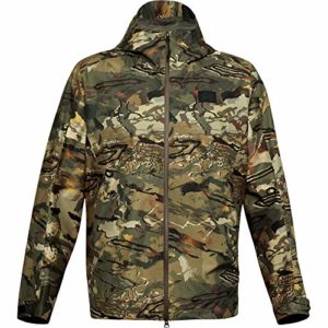 Under Armour Men's GORE-TEX Essential Hybrid Jacket , Ua Forest 2.0 Camo (988)/Black , Large
