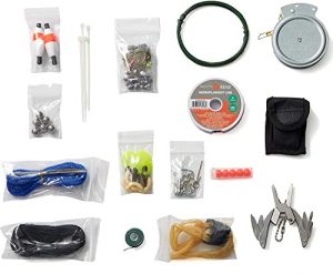 Off Grid Tools Fishing and Hunting Kit, 127 Pieces – Outdoor Survival Kit, Resealable Waterproof Bag, Includes Survival Information Sheet, Tactical Gear & Accessories