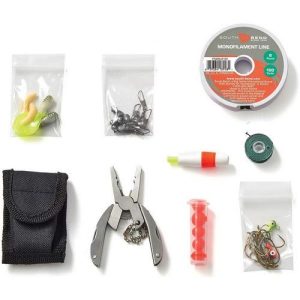 OFF GRID TOOLS Fishing & Hunting Mini Kit, 45 Pieces – Outdoor Pocket Survival Kit, Resealable Waterproof Bag, Tactical Gear & Accessories
