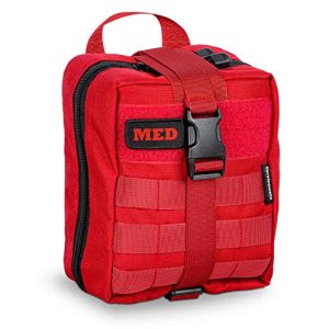 Surviveware Survival Trauma First Aid Kit, Organized and Fully Stocked for Safety in Emergencies