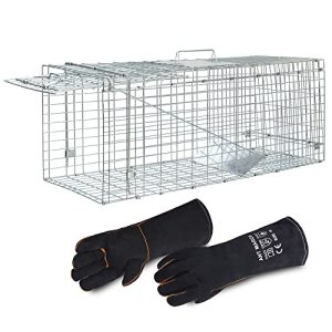 ANT MARCH Live Animal Cage Trap with Gloves 37
